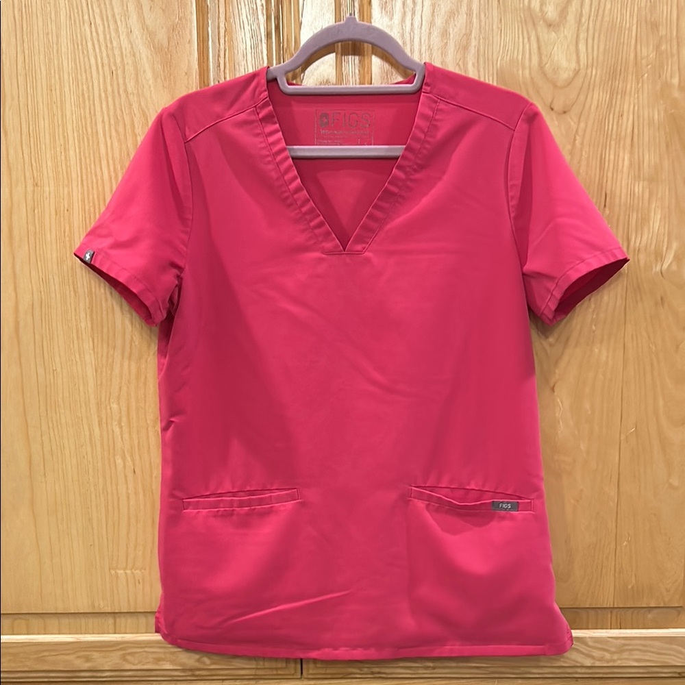 Figs Women's Short Sleeve Tee - Pink